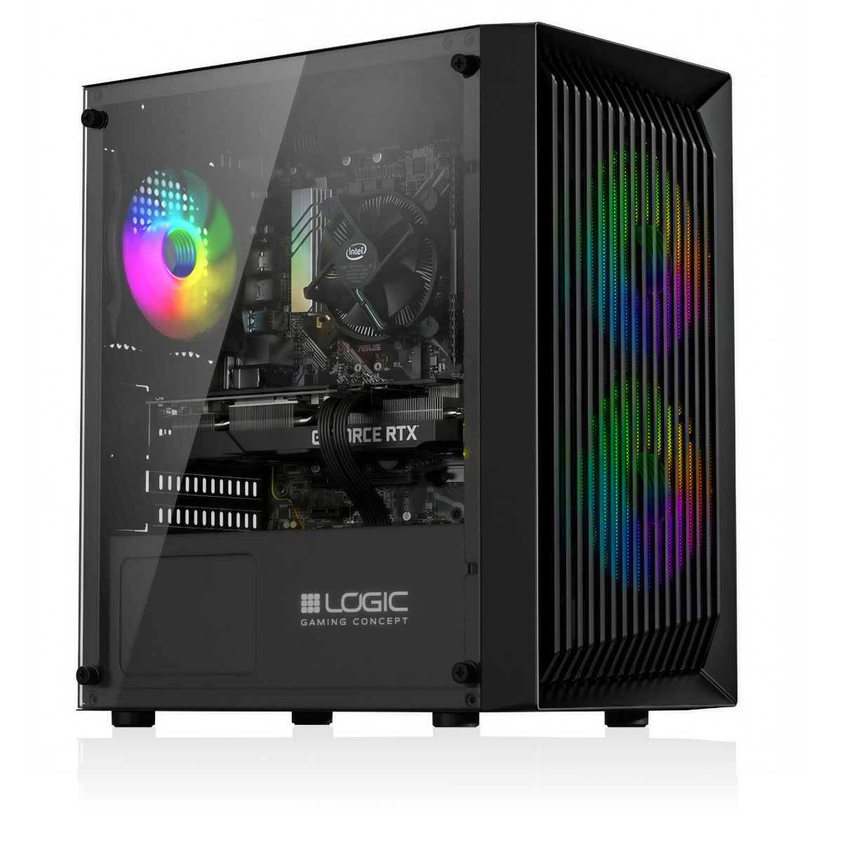 Komputer Gamingowy EvoX / Intel / GeForce RTX 3050 / 16GB / WiFi