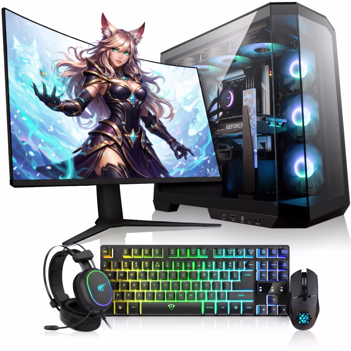 Kompletny zestaw komputerowy PHANTOM gotowy do użycia